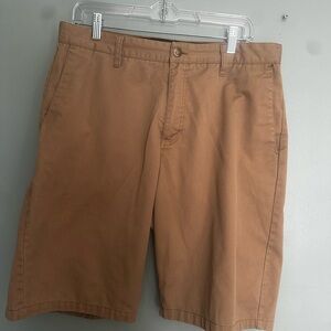 Volcom Tan Flat Front Shorts Classic Style
